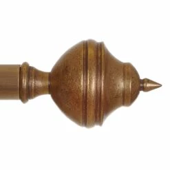 25mm Brass Empire Finial In Antiqued Brass