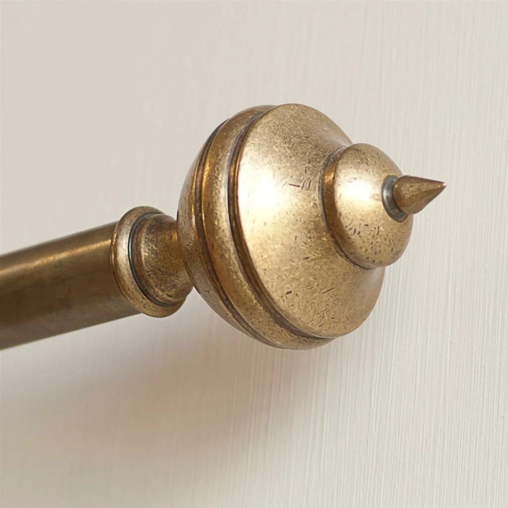 25mm Brass Empire Finial In Antiqued Brass 6 25mm Brass Empire Finial In Antiqued Brass - Image 4