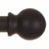 25mm Cannonball Finial In Matt Black 2 25mm Cannonball Finial In Matt Black -Jim Lawrence Sales 602mb 1