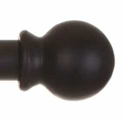 25mm Cannonball Finial In Matt Black
