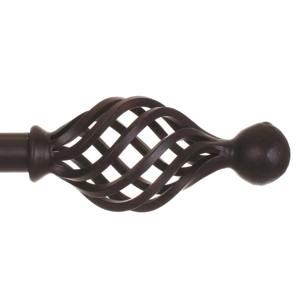 25mm Cage & Ball Finial In Beeswax 4 25mm Cage & Ball Finial In Beeswax - Image 2