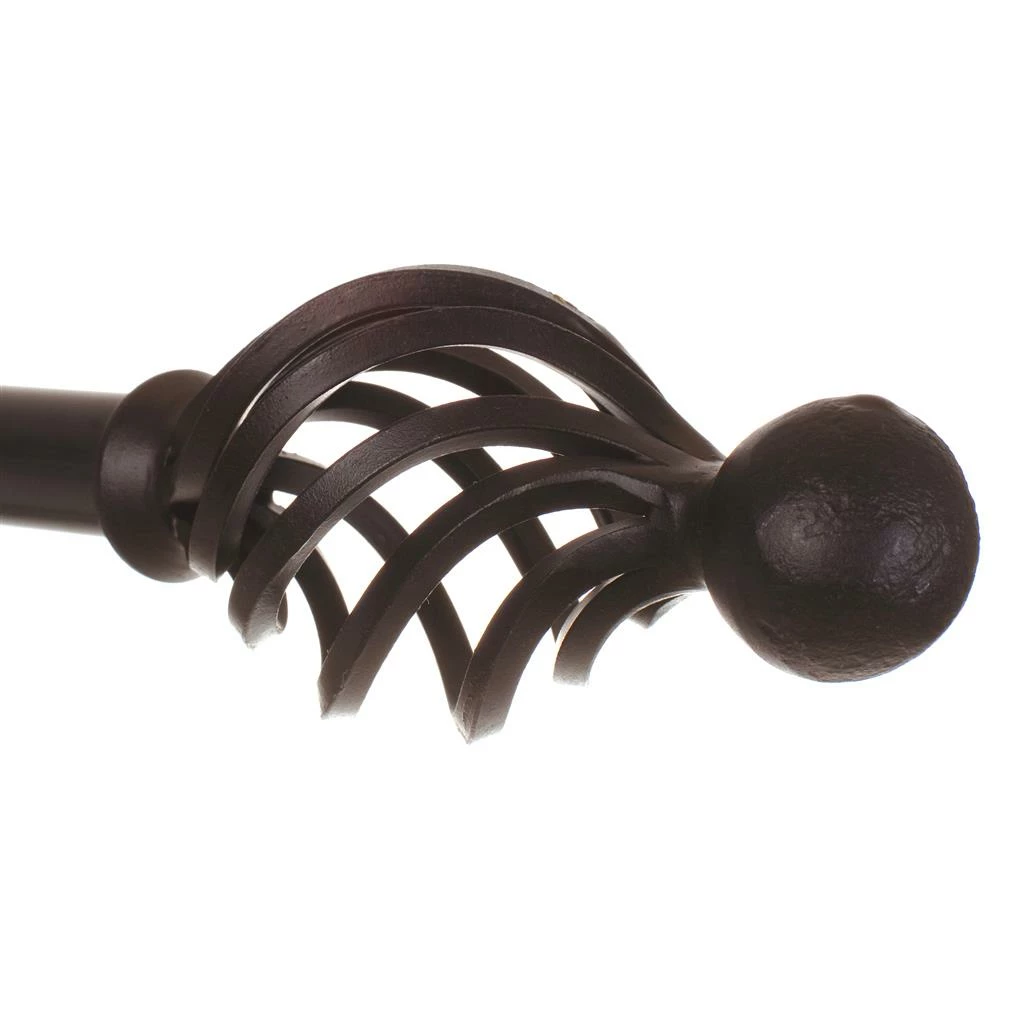 25mm Cage & Ball Finial In Beeswax 3 25mm Cage & Ball Finial In Beeswax