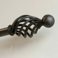 25mm Cage & Ball Finial In Beeswax 9 25mm Cage & Ball Finial In Beeswax -Jim Lawrence Sales 603bw 4
