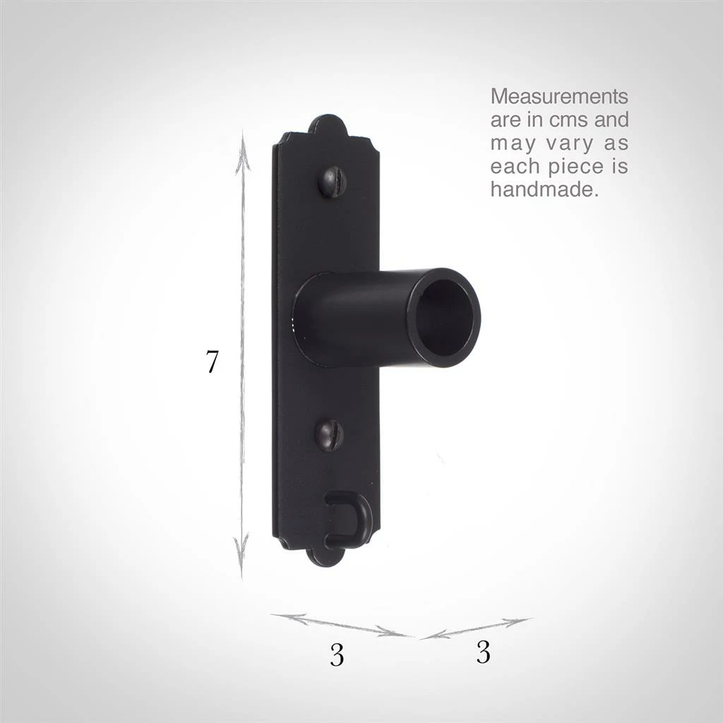 25mm Brett Recess Bracket In Matt Black 6 25mm Brett Recess Bracket In Matt Black - Image 4