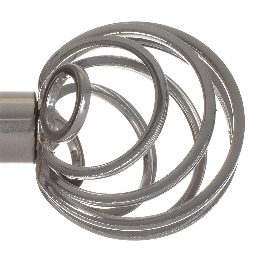 20mm Spiral Finial In Mercury 3 20mm Spiral Finial In Mercury