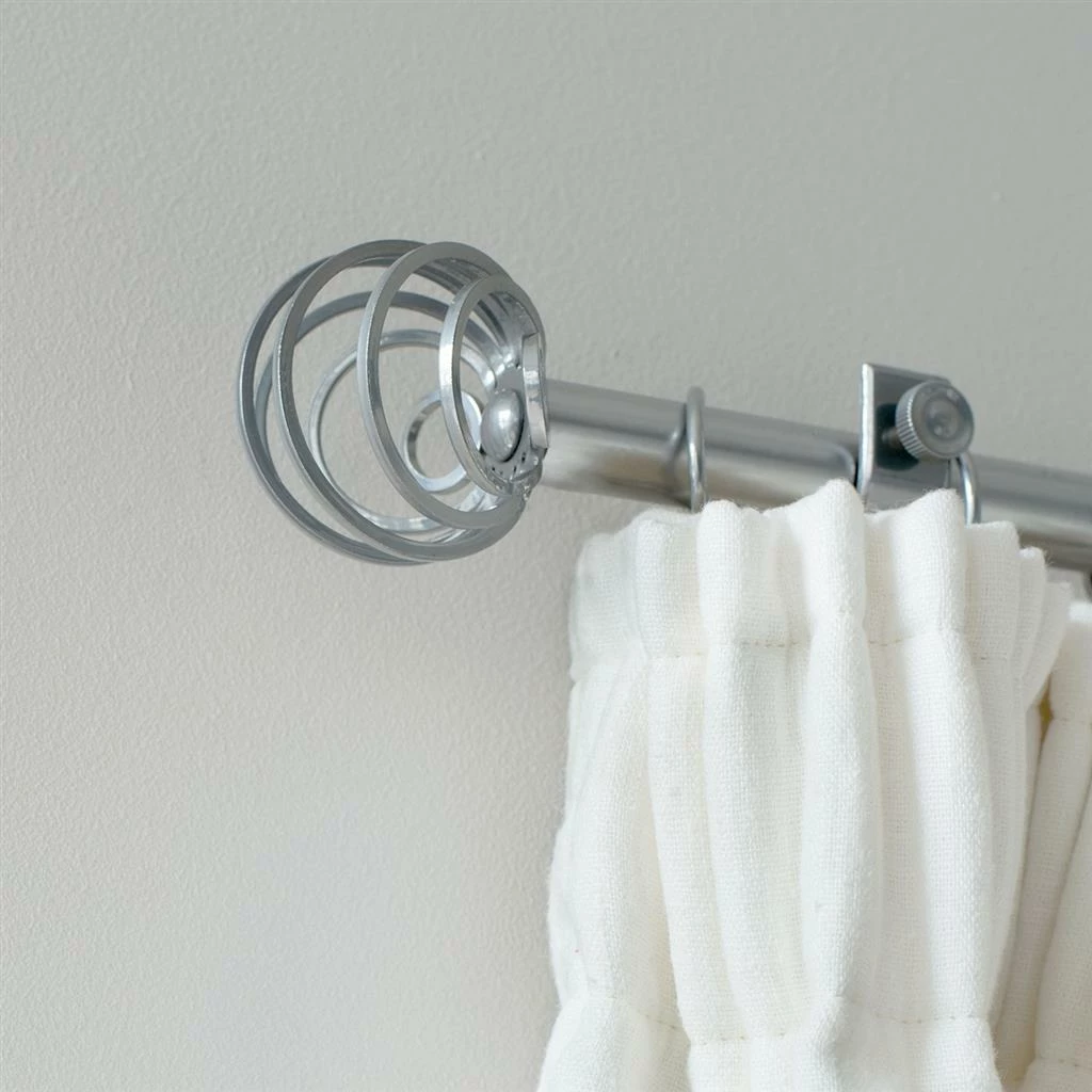 20mm Spiral Finial In Mercury 4 20mm Spiral Finial In Mercury - Image 2