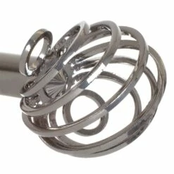 20mm Spiral Finial In Mercury 8 20mm Spiral Finial In Mercury -Jim Lawrence Sales 6058me 2