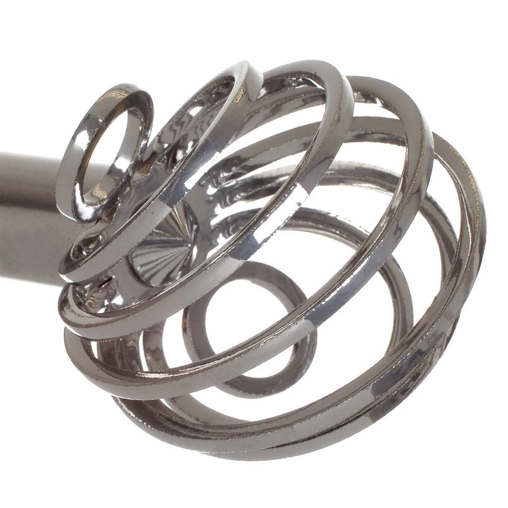 20mm Spiral Finial In Mercury 5 20mm Spiral Finial In Mercury - Image 3