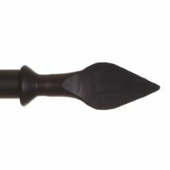25mm Spear Finial In Matt Black