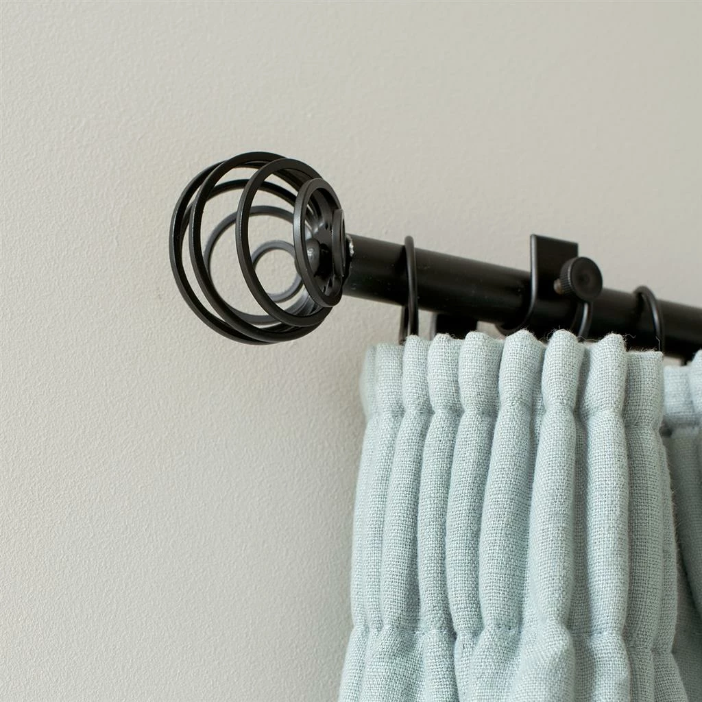 25mm Spiral Finial In Matt Black 4 25mm Spiral Finial In Matt Black - Image 2