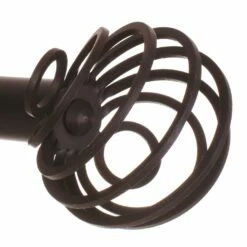25mm Spiral Finial In Matt Black 8 25mm Spiral Finial In Matt Black -Jim Lawrence Sales 6062mb 2