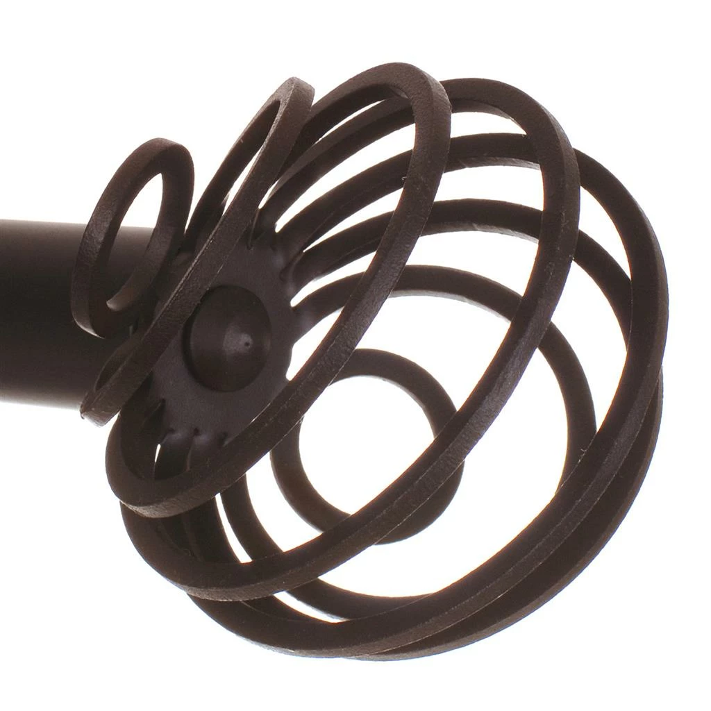 25mm Spiral Finial In Matt Black 5 25mm Spiral Finial In Matt Black - Image 3