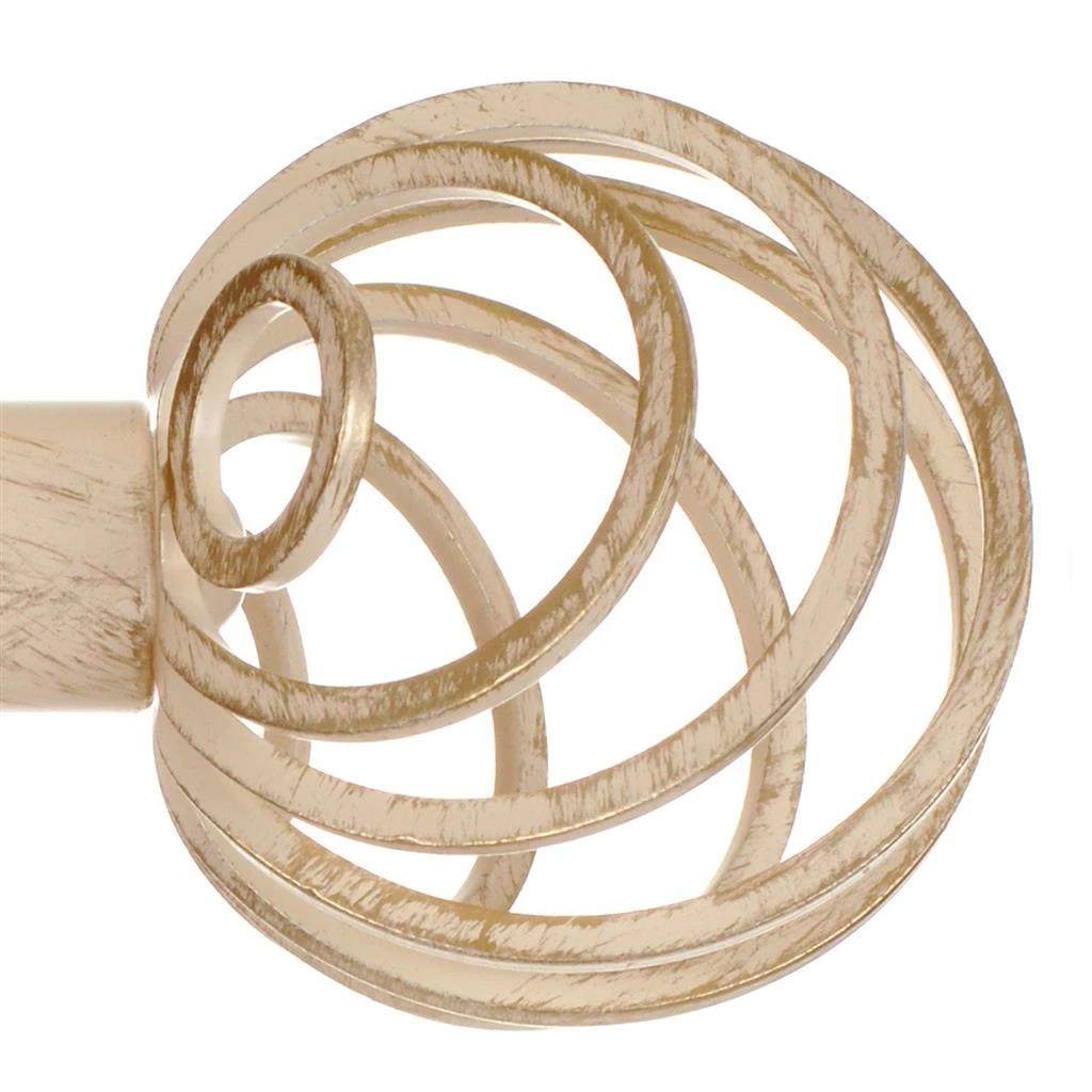 25mm Spiral Finial In Old Ivory 3 25mm Spiral Finial In Old Ivory