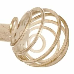 25mm Spiral Finial In Old Ivory 8 25mm Spiral Finial In Old Ivory -Jim Lawrence Sales 6062oi 2