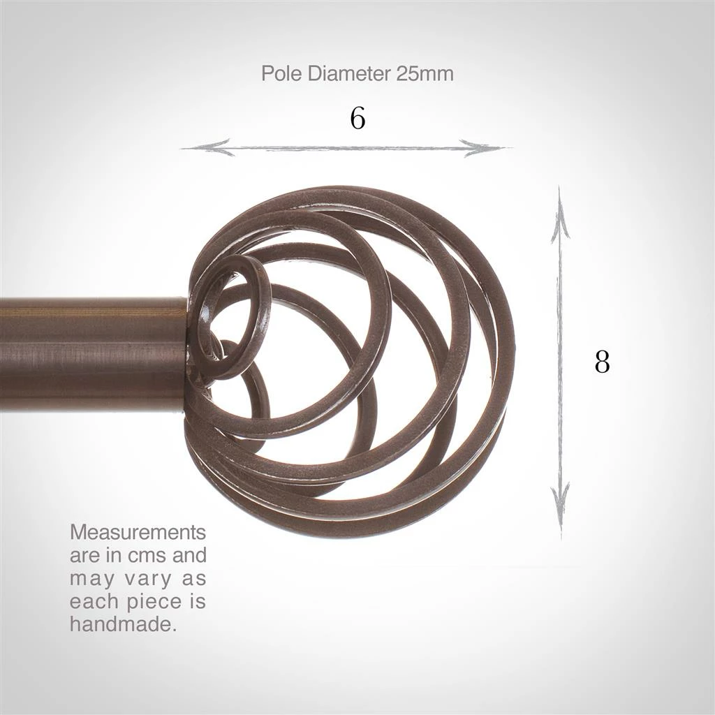 25mm Spiral Finial In Polished 6 25mm Spiral Finial In Polished - Image 4