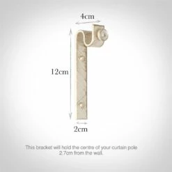 12mm Chapel Standard Bracket In Old Ivory 9 12mm Chapel Standard Bracket In Old Ivory -Jim Lawrence Sales 6066oi 13