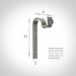 20mm Chapel Standard Bracket In Mercury -Jim Lawrence Sales 6067me 3