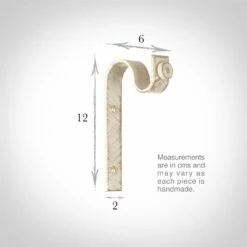 20mm Chapel Standard Bracket In Old Ivory 11 20mm Chapel Standard Bracket In Old Ivory -Jim Lawrence Sales 6067oi 3