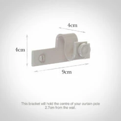 12mm Chapel Centre Bracket In Clay -Jim Lawrence Sales 6070cl 13