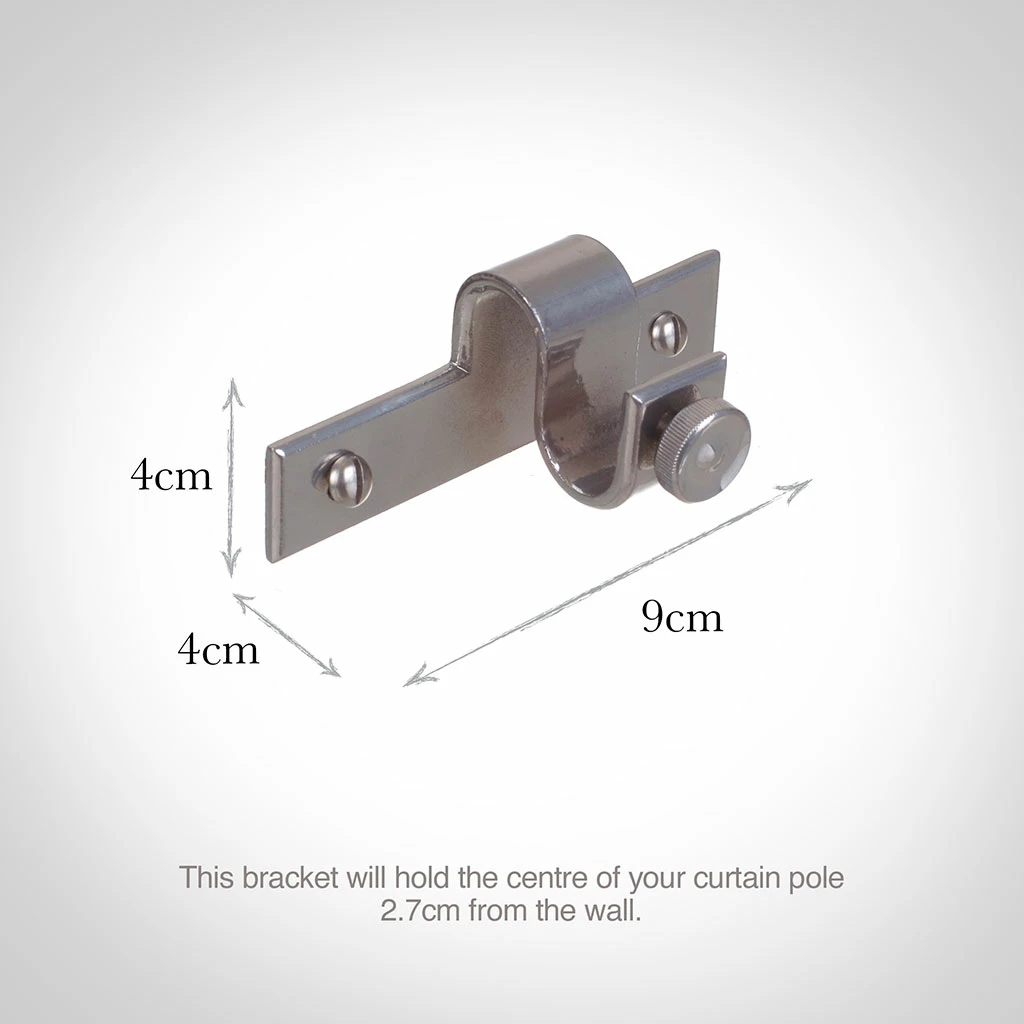 12mm Chapel Centre Bracket In Mercury 5 12mm Chapel Centre Bracket In Mercury - Image 3
