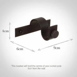 20mm Chapel Centre Bracket In Beeswax -Jim Lawrence Sales 6071bw 13