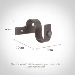 38mm Chapel Centre Bracket In Polished 8 38mm Chapel Centre Bracket In Polished -Jim Lawrence Sales 6073po 13