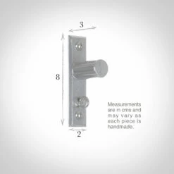 20mm Chapel Recess Bracket In Mercury -Jim Lawrence Sales 6075me 13