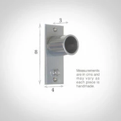 38mm Chapel Recess Bracket In Mercury 8 38mm Chapel Recess Bracket In Mercury -Jim Lawrence Sales 6077me 13