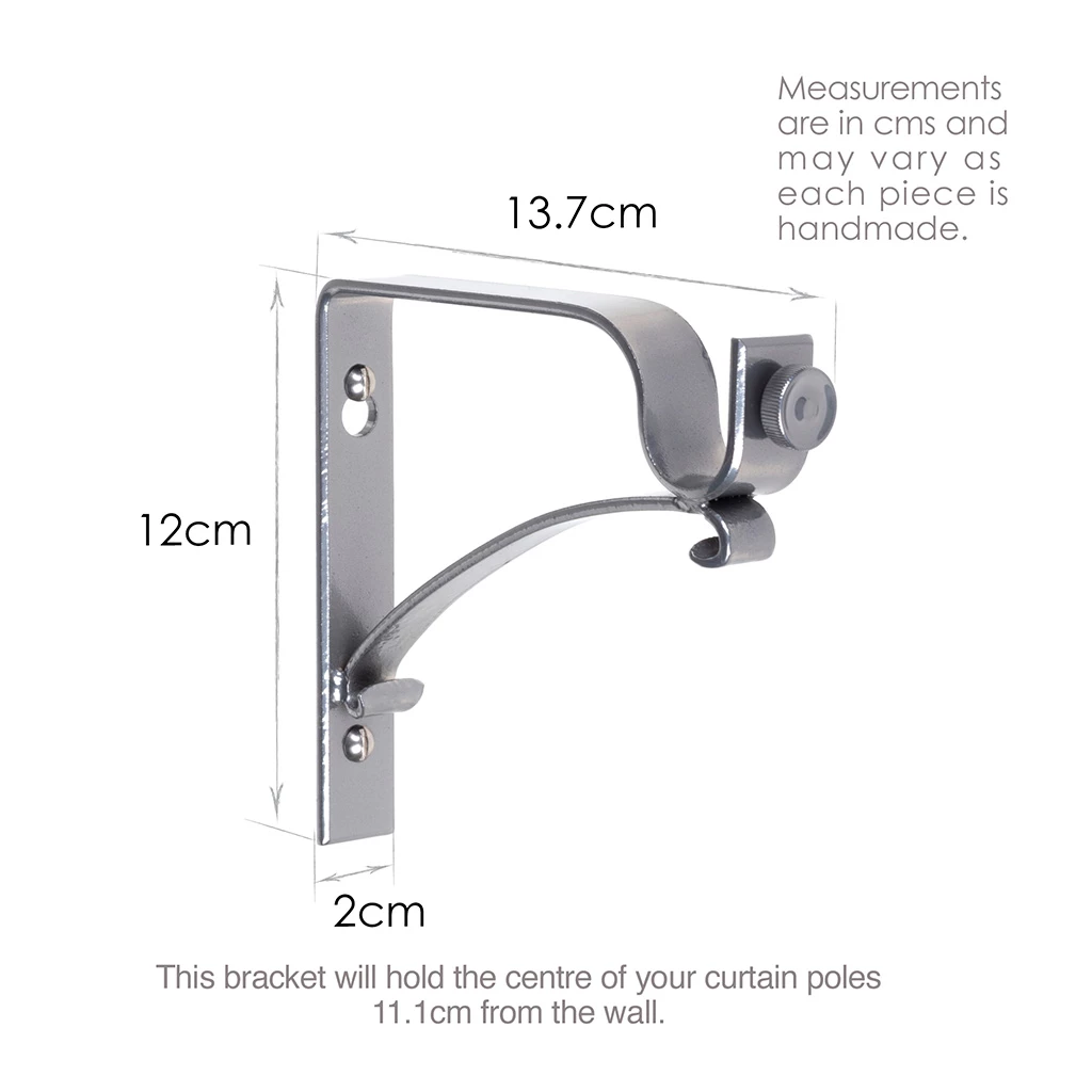 20mm Chapel Extended Bracket In Mercury 5 20mm Chapel Extended Bracket In Mercury - Image 3