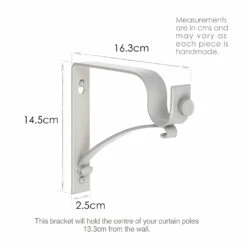 25mm Chapel Extended Standard Bracket In Clay -Jim Lawrence Sales 6080CL 13