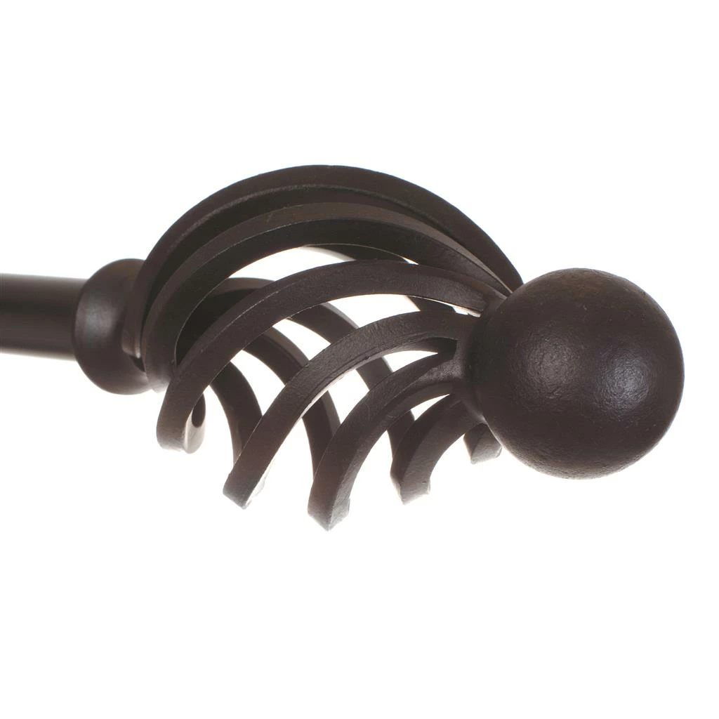 20mm Cage & Ball Finial In Beeswax 4 20mm Cage & Ball Finial In Beeswax - Image 2