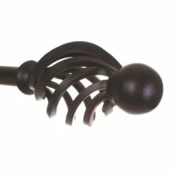 20mm Cage & Ball Finial In Matt Black -Jim Lawrence Sales 622mb 2