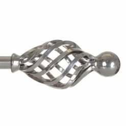 20mm Cage & Ball Finial In Mercury