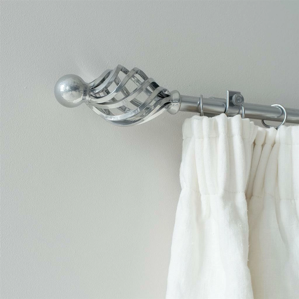 20mm Cage & Ball Finial In Mercury 3 20mm Cage & Ball Finial In Mercury - Image 2