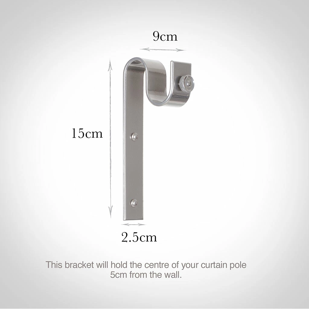 25mm Chapel Standard Bracket In Mercury 5 25mm Chapel Standard Bracket In Mercury - Image 3