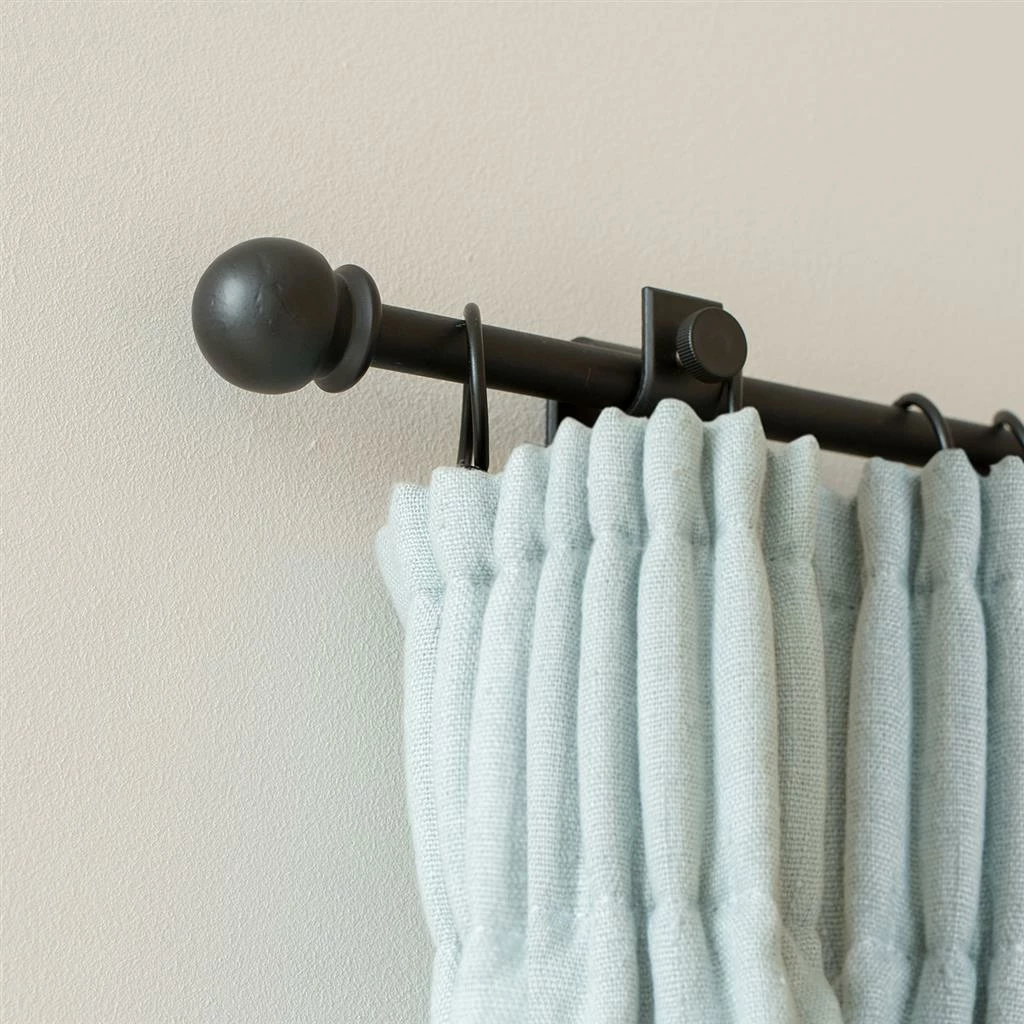 12mm Cannonball Finial In Matt Black 3 12mm Cannonball Finial In Matt Black