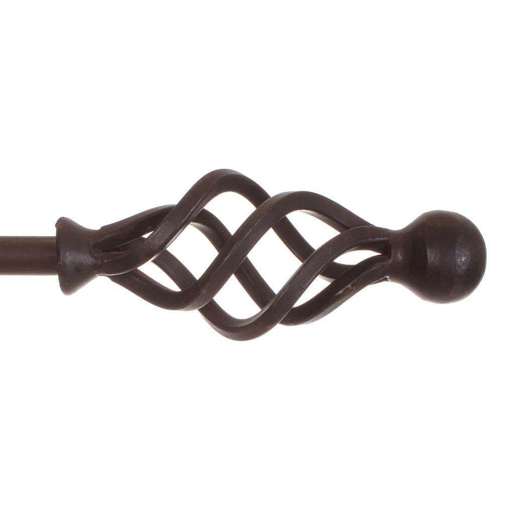 12mm Cage & Ball Finial In Beeswax 3 12mm Cage & Ball Finial In Beeswax