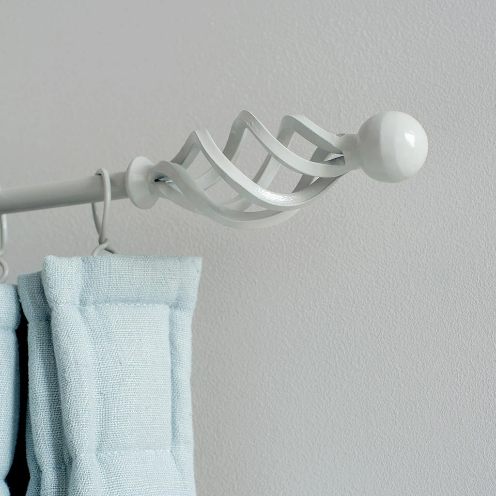 12mm Cage & Ball Finial In Clay 4 12mm Cage & Ball Finial In Clay - Image 2