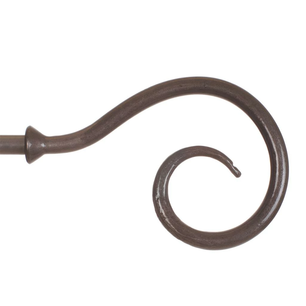 12mm Bishop's Crook Finial In Polished 3 12mm Bishop's Crook Finial In Polished