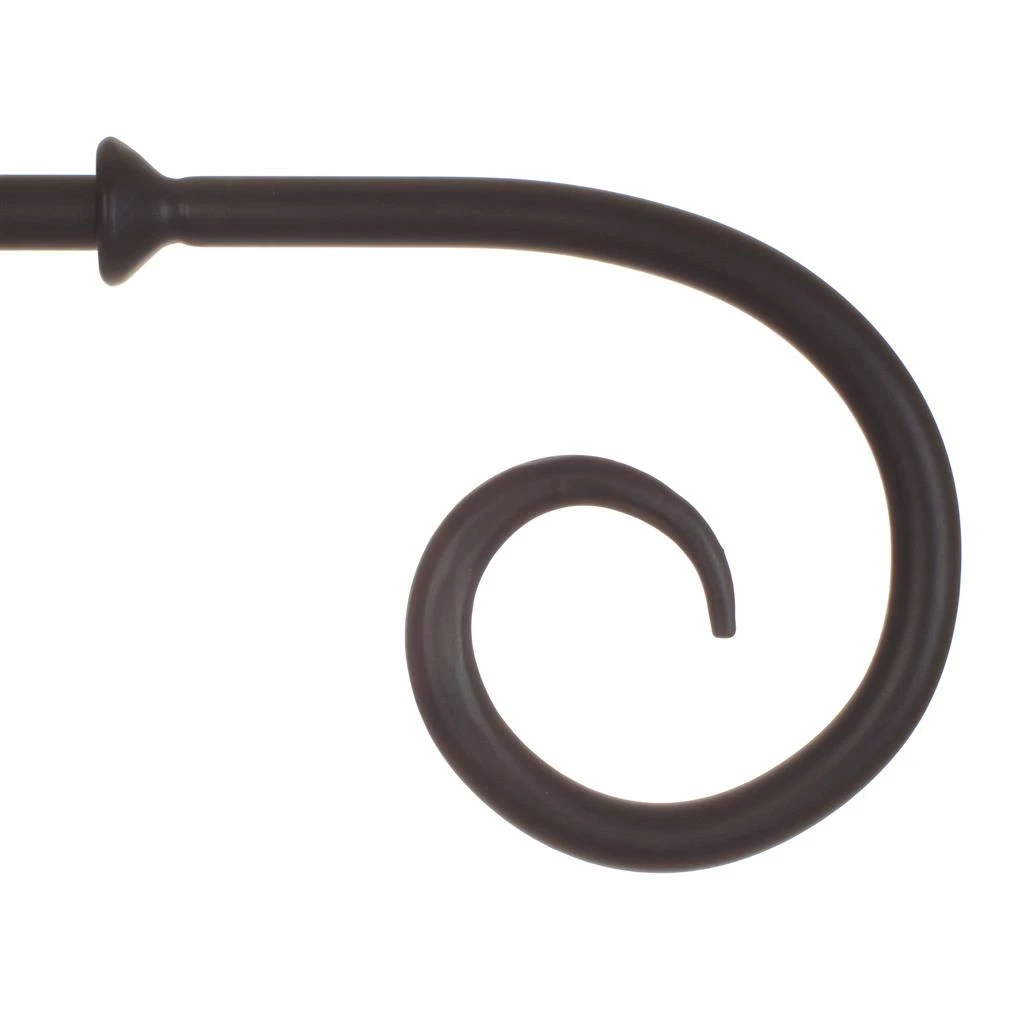 12mm Crook Finial In Matt Black 3 12mm Crook Finial In Matt Black