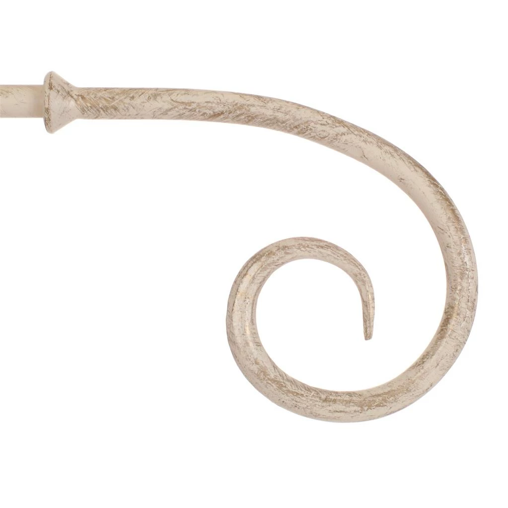 12mm Crook Finial In Old Ivory 3 12mm Crook Finial In Old Ivory