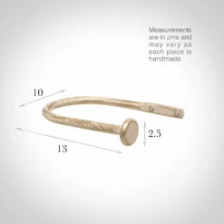 Small Button Holdback In Old Ivory -Jim Lawrence Sales 637aaoi 13