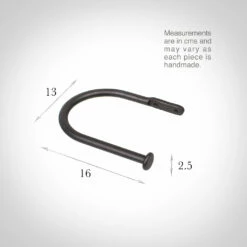 Large Button Holdback In Beeswax 7 Large Button Holdback In Beeswax -Jim Lawrence Sales 637abw 13