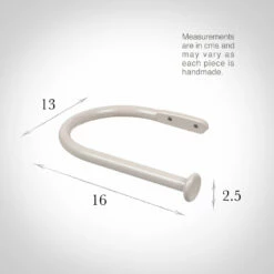 Large Button Holdback In Clay 7 Large Button Holdback In Clay -Jim Lawrence Sales 637acl 13