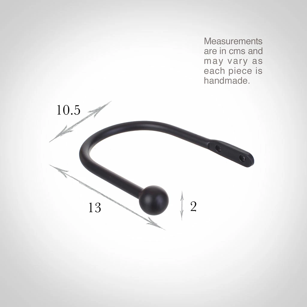 Small Cannonball Holdback In Matt Black 5 Small Cannonball Holdback In Matt Black - Image 3