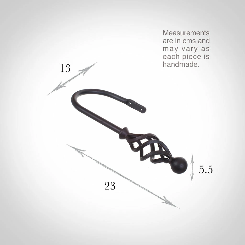 Large Cage & Ball Holdback In Beeswax 5 Large Cage & Ball Holdback In Beeswax - Image 3