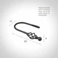 Small Cage & Ball Holdback In Beeswax -Jim Lawrence Sales 637ccbw 13