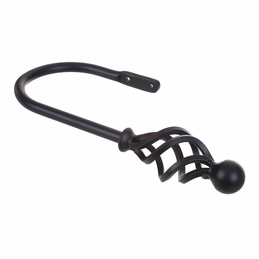 Large Cage & Ball Holdback In Matt Black 3 Large Cage & Ball Holdback In Matt Black