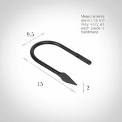 Small Spear Holdback In Matt Black 7 Small Spear Holdback In Matt Black -Jim Lawrence Sales 637ddmb 13