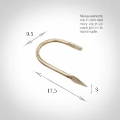 Large Spear Holdback In Old Ivory 11 Large Spear Holdback In Old Ivory -Jim Lawrence Sales 637doi 2